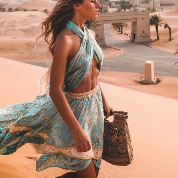 Spell Accessories - Spell & The Gypsy Maisie Scarf Vintage Turquoise